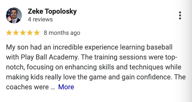 Zeke Topolosky - 5 Star Review